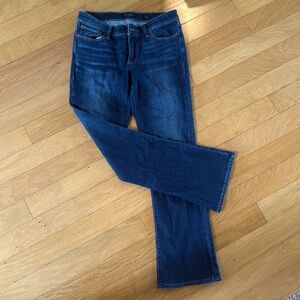 Lucky Brand darn denim boot cut jeans size 4/27 ankle length